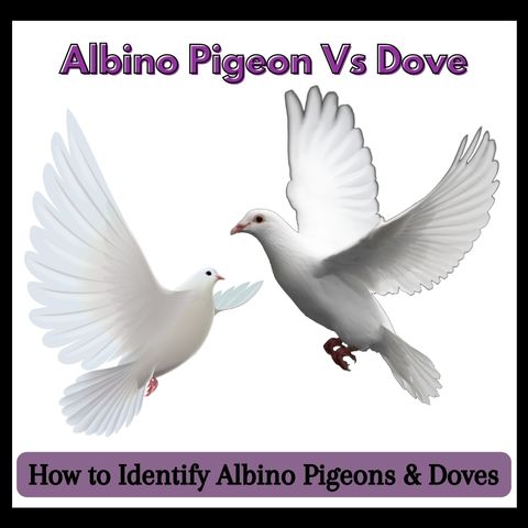 Albino Pigeon Vs Dove