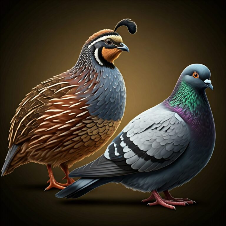 Housing Quails and Pigeons